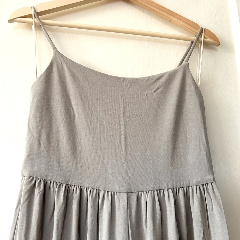 Aritzia Wilfred Market Wide Leg‎ Jumpsuit Basalt Gray S - Picture 5 of 8